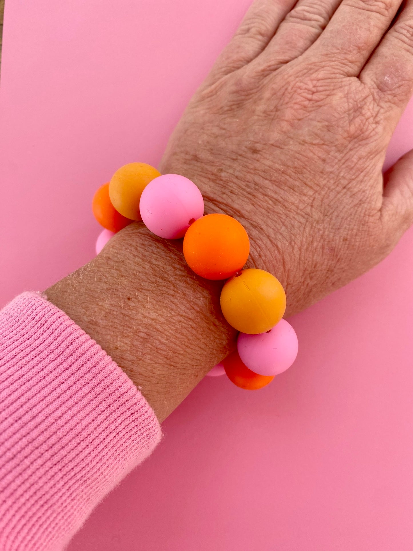 Armband MAXI Tango Knallrosa Orange Mild orange