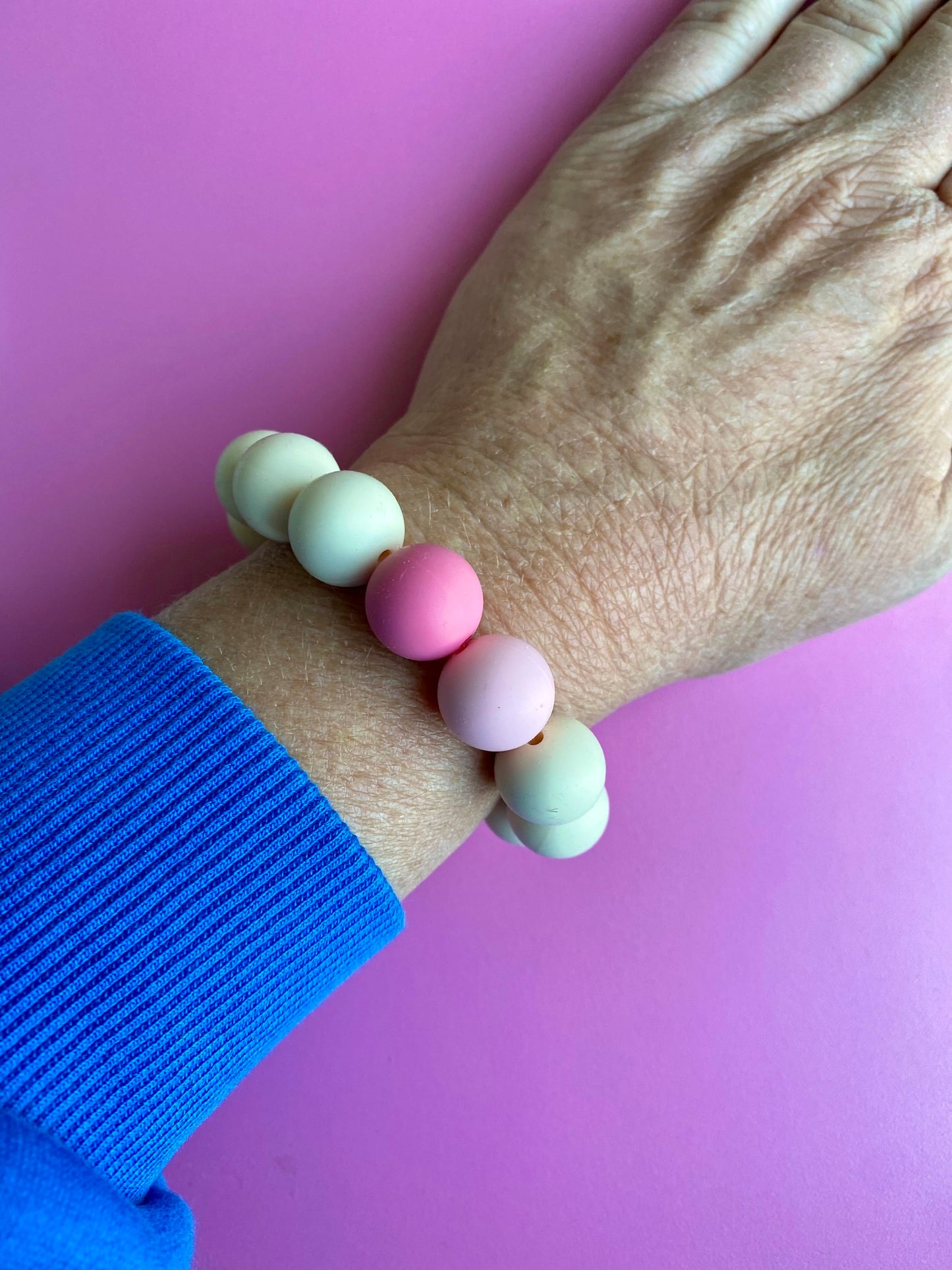 Armband Beige Rosa