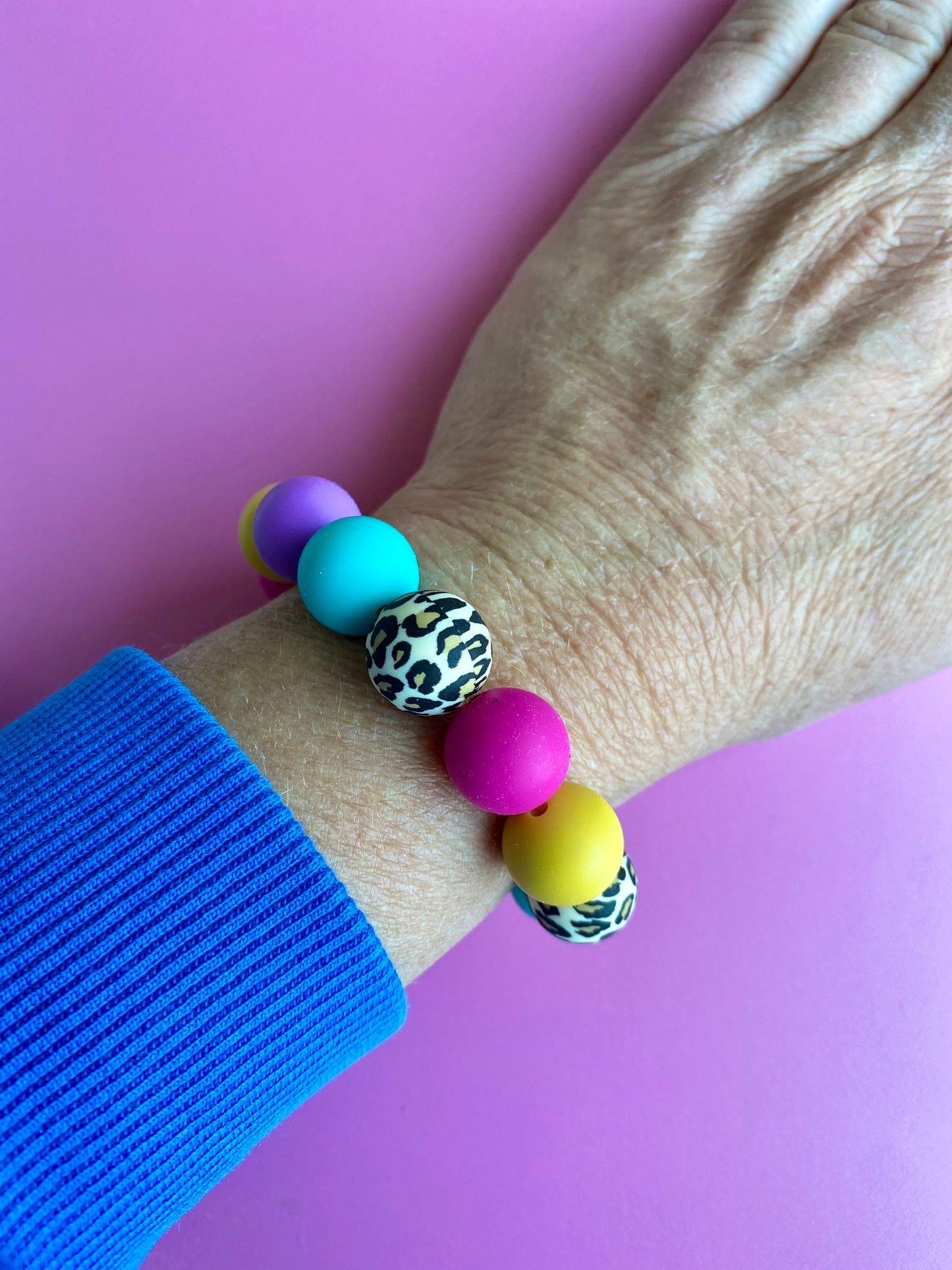 Armband Tango Lila Turkos Leo