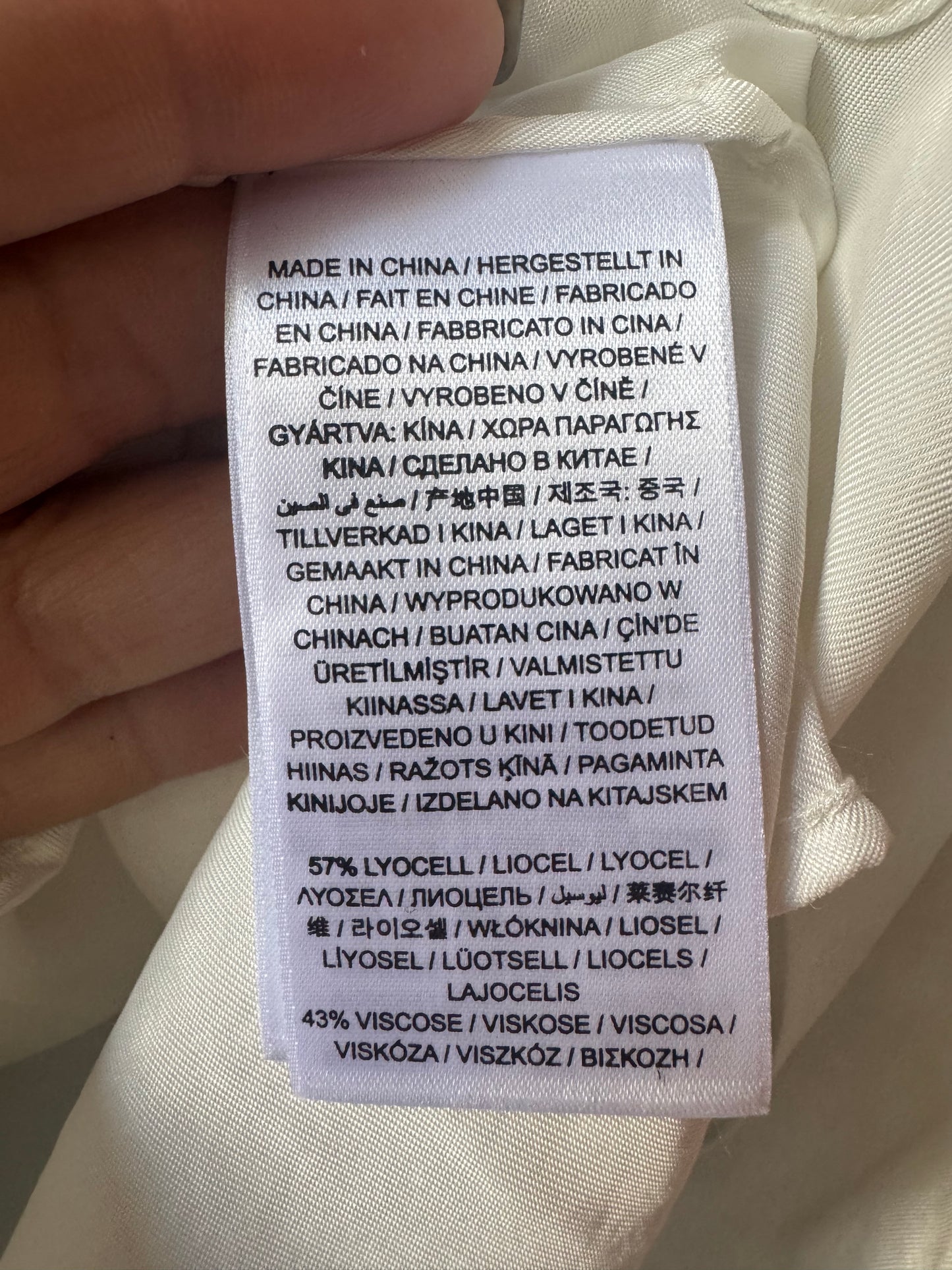Gant vit skjortblus