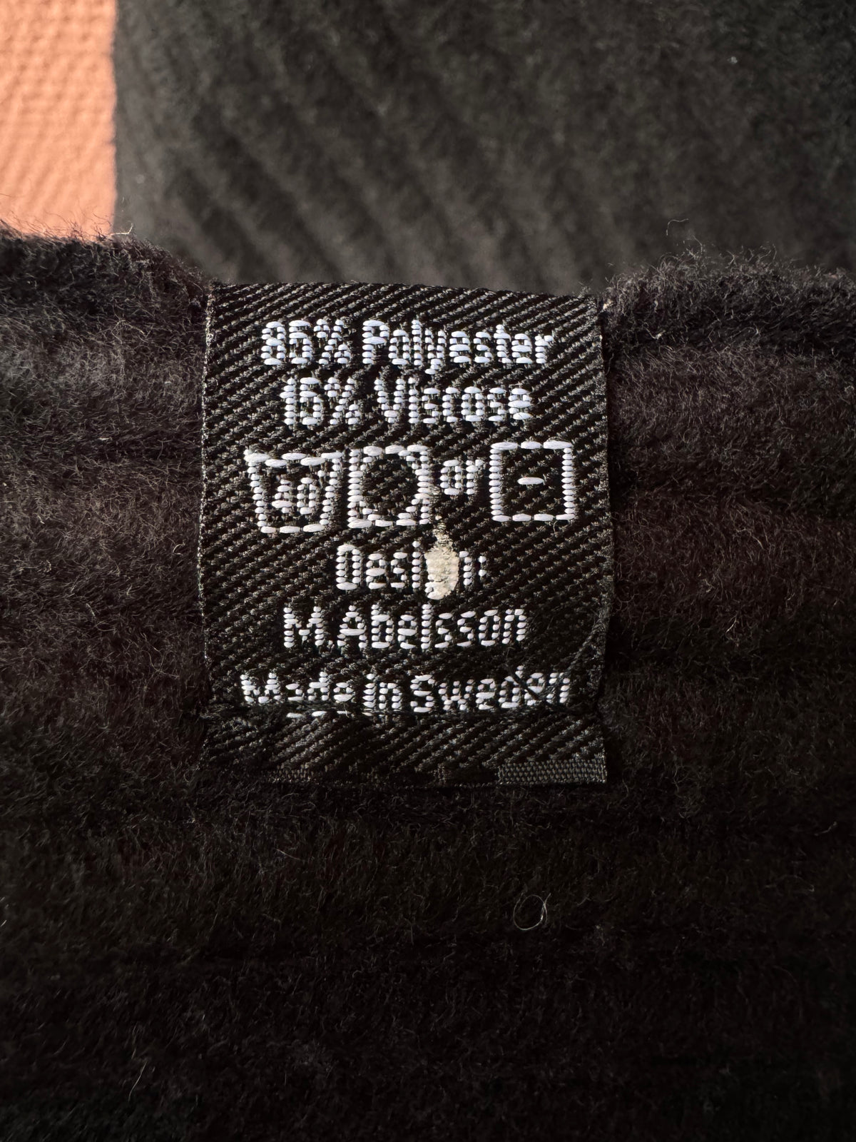 Design House poncho svart One Size