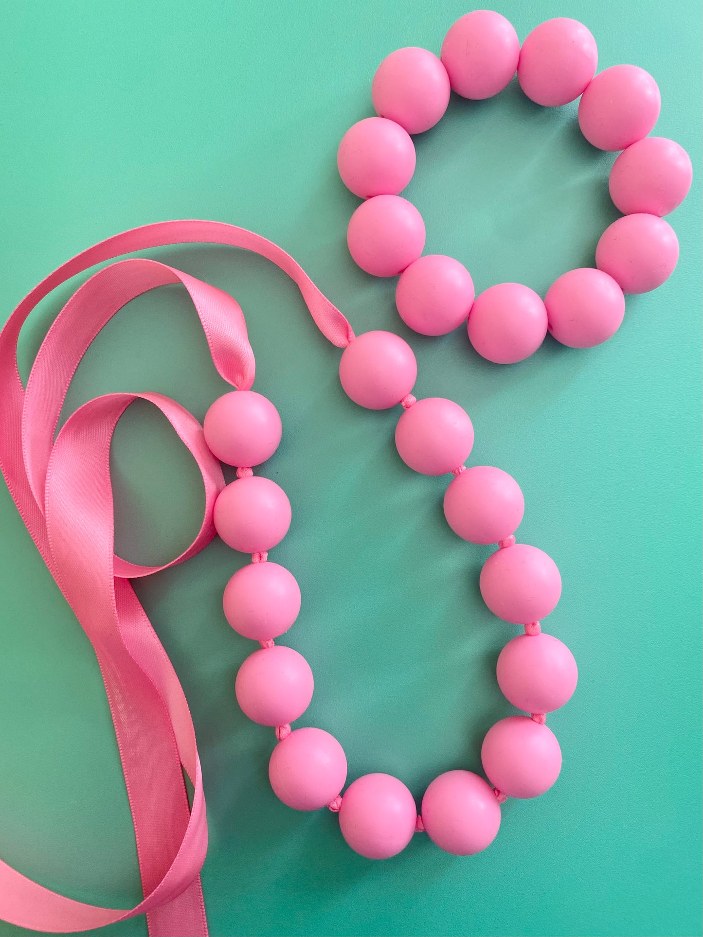 Halsband Knallrosa