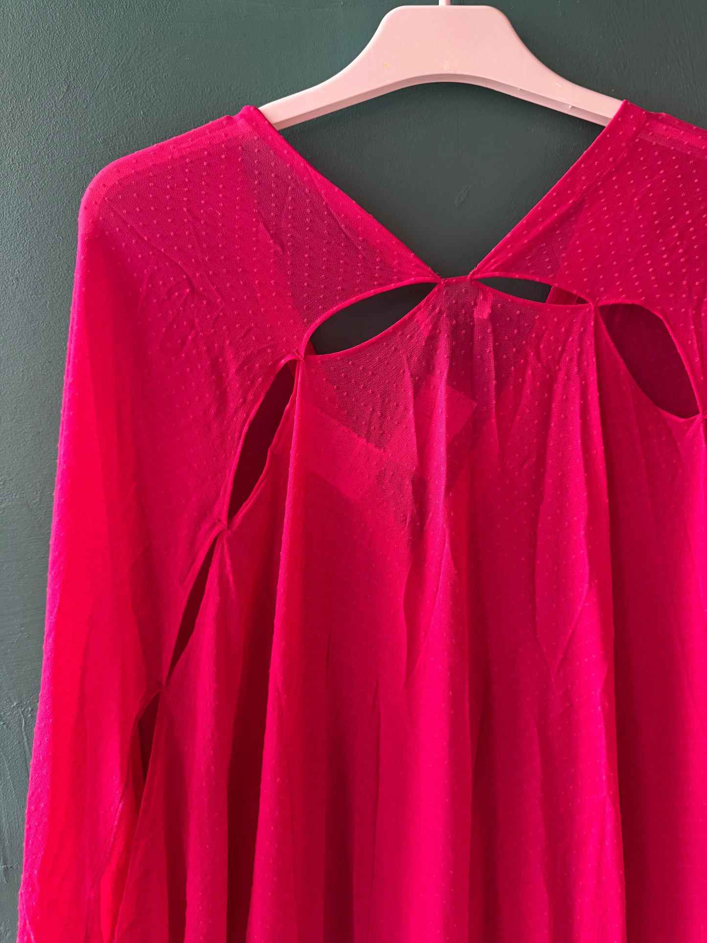 Rodebjer kaftanklänning cerise onesize