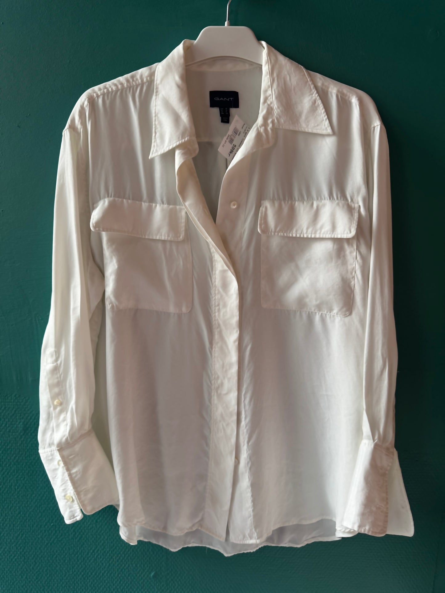Gant vit skjortblus