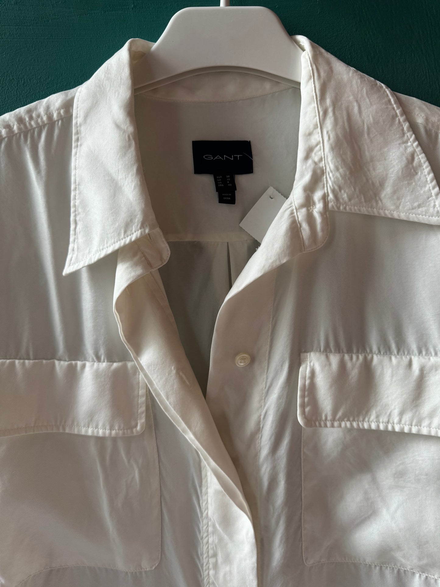 Gant vit skjortblus