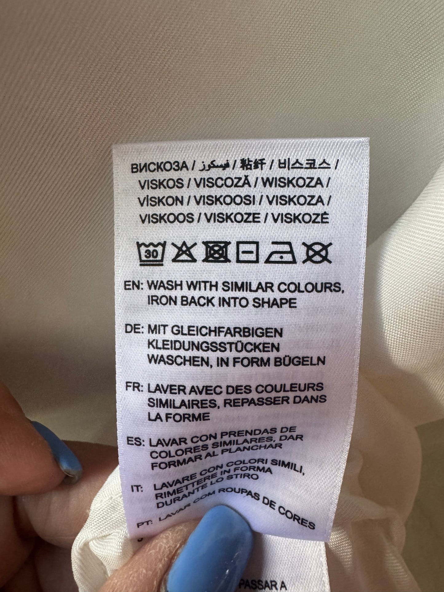 Gant vit skjortblus