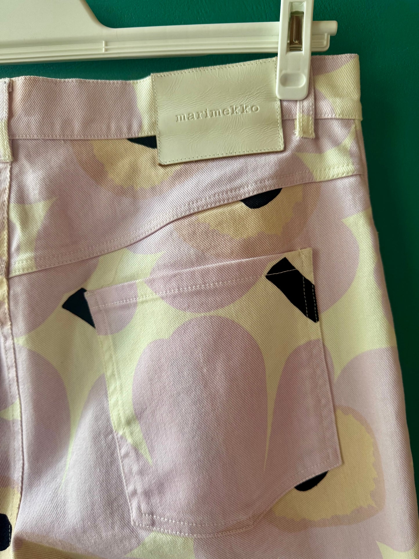 Marimekko Unikko ljusrosalila byxor stl. 42