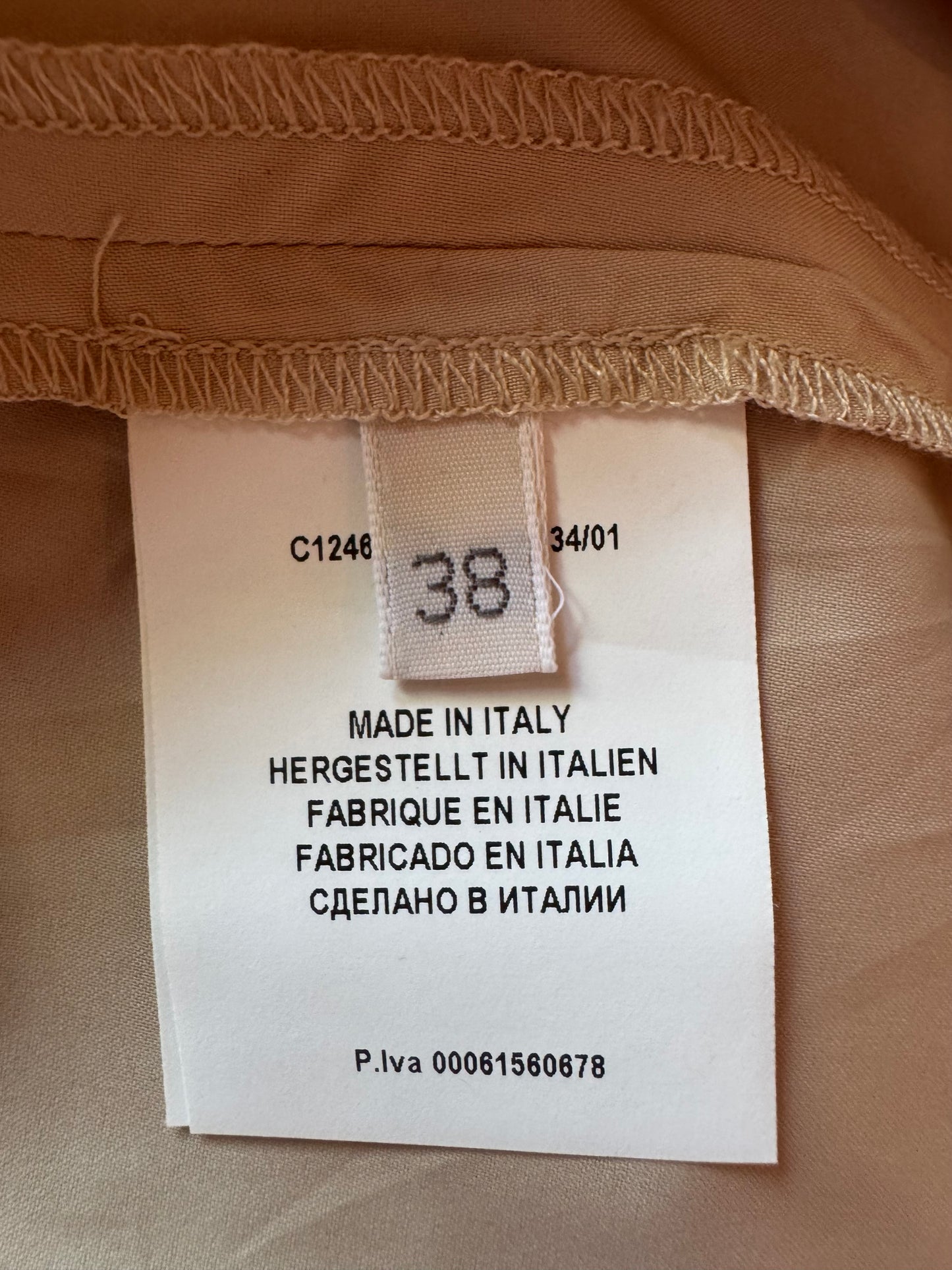 Gran Sasso kjol beige stl. 36