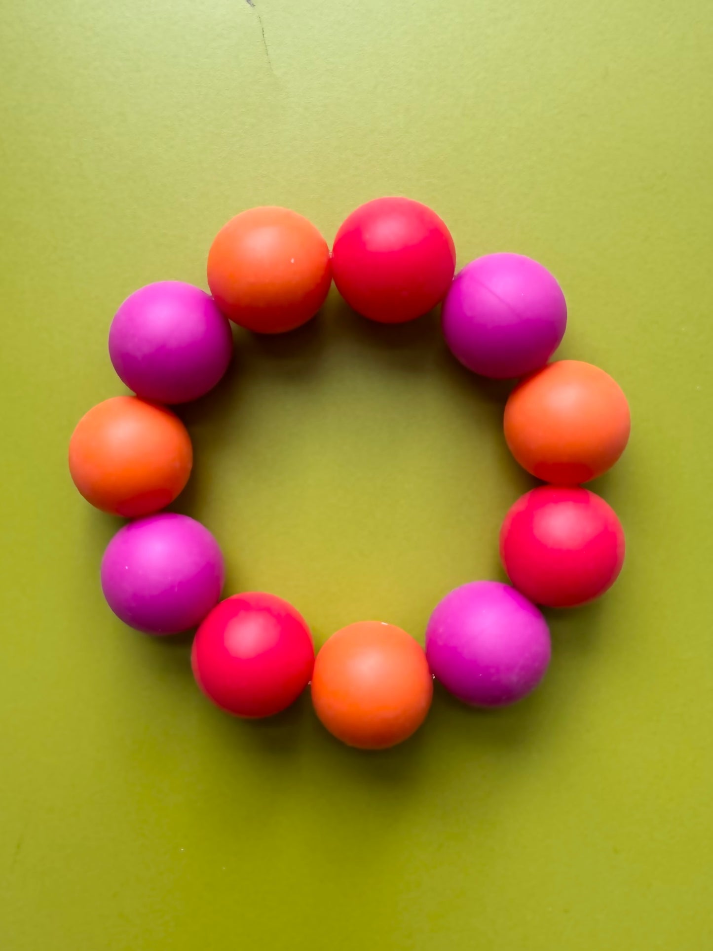 Armband MAXI Tango Röd Cerise Orange
