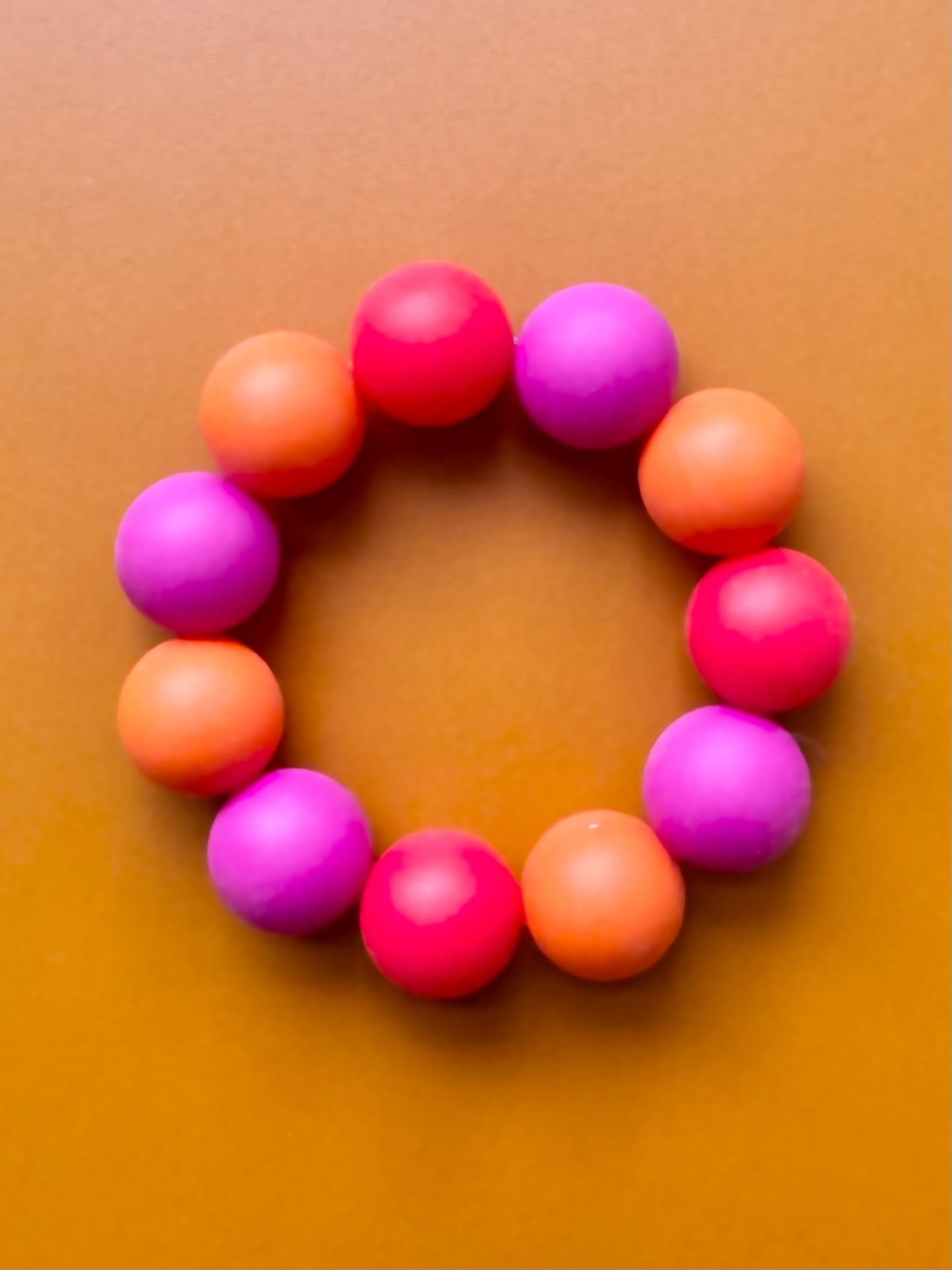 Armband MAXI Tango Röd Cerise Orange