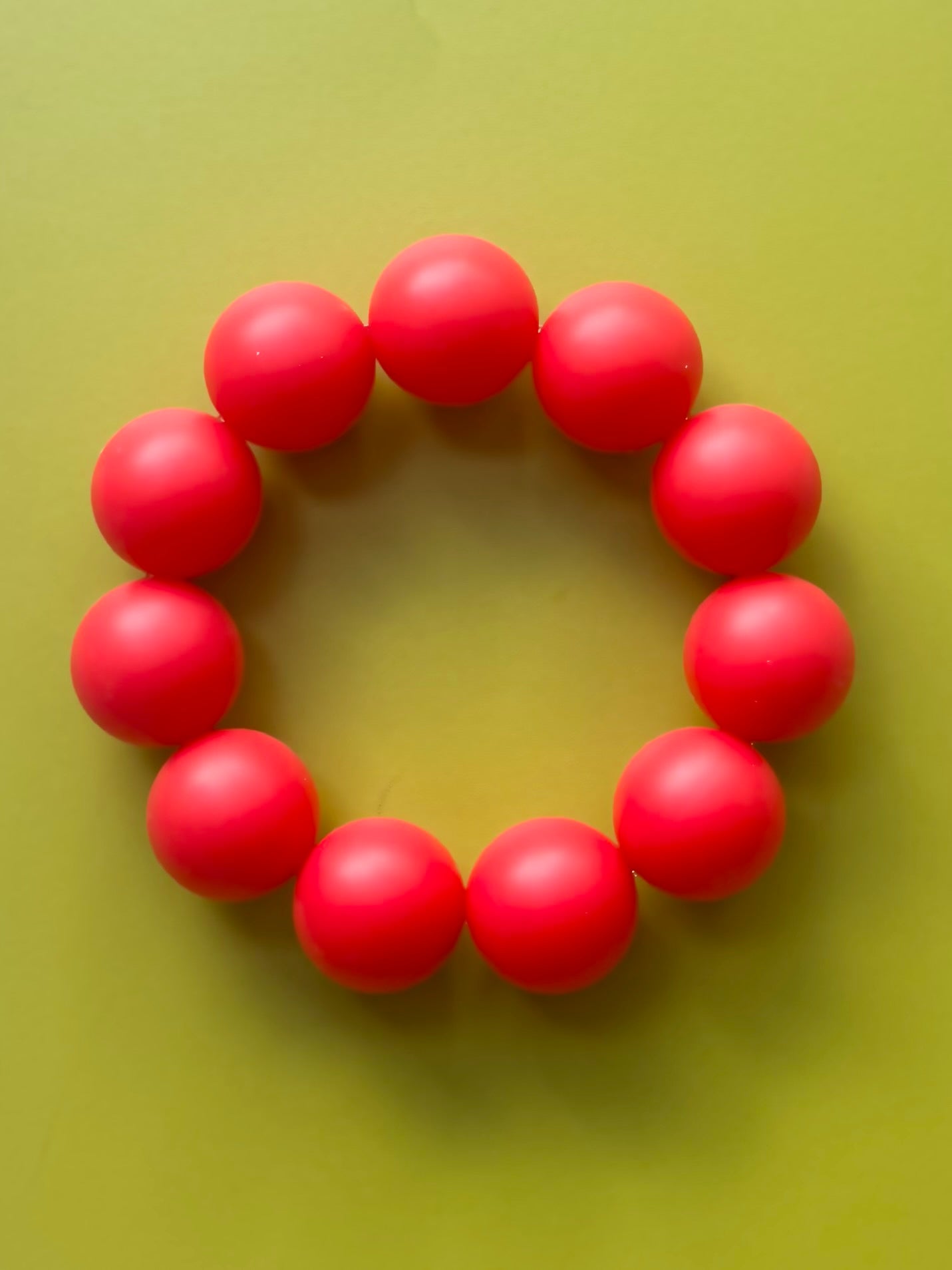Armband MAXI Sommarröd