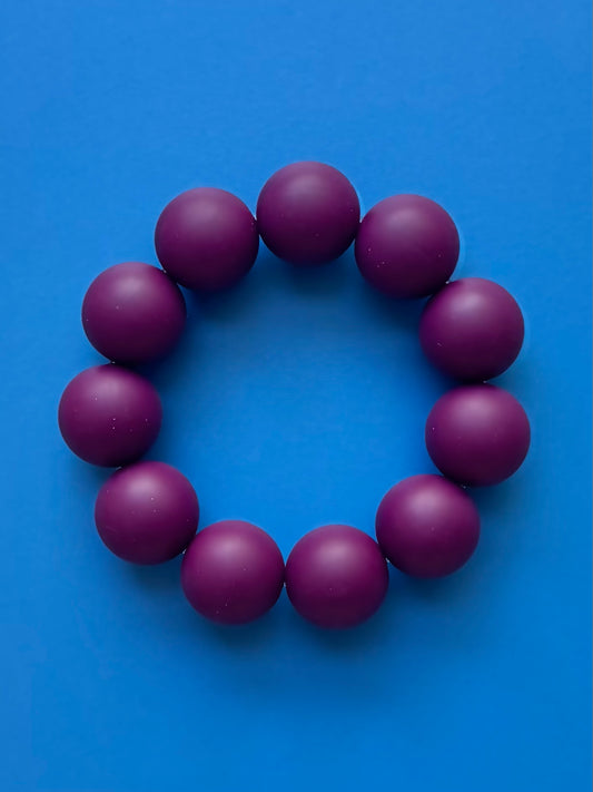 Armband MAXI Vinröd