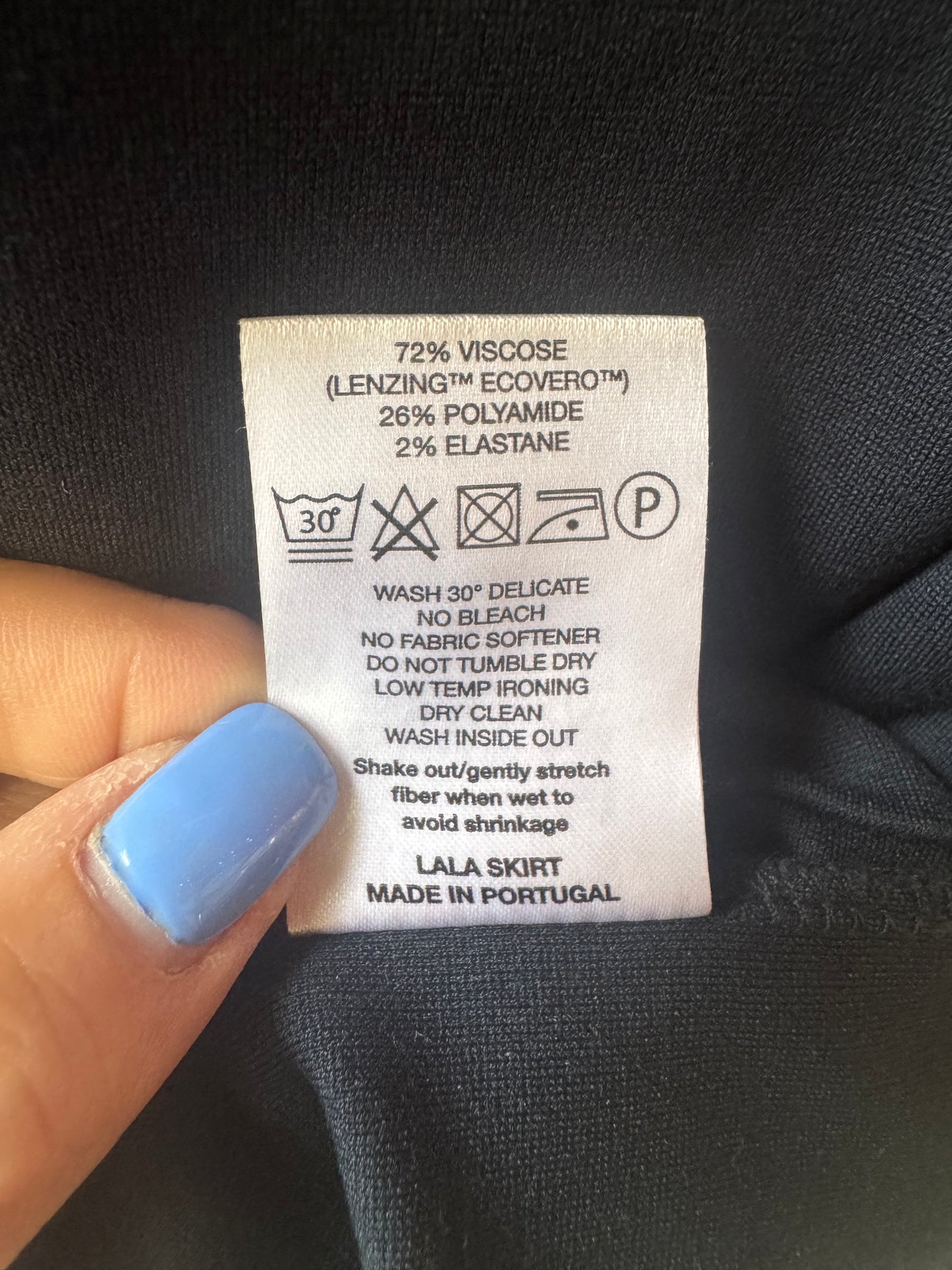 Residus Lala blå kjol stl. M