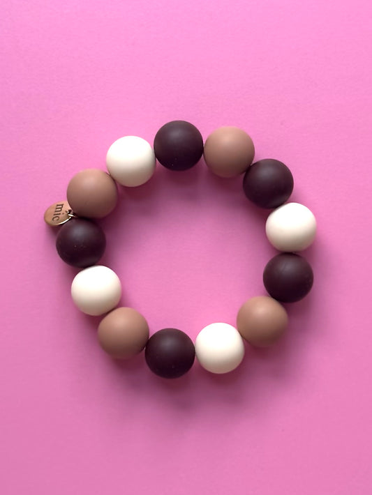 Armband MELLAN Brun Beige