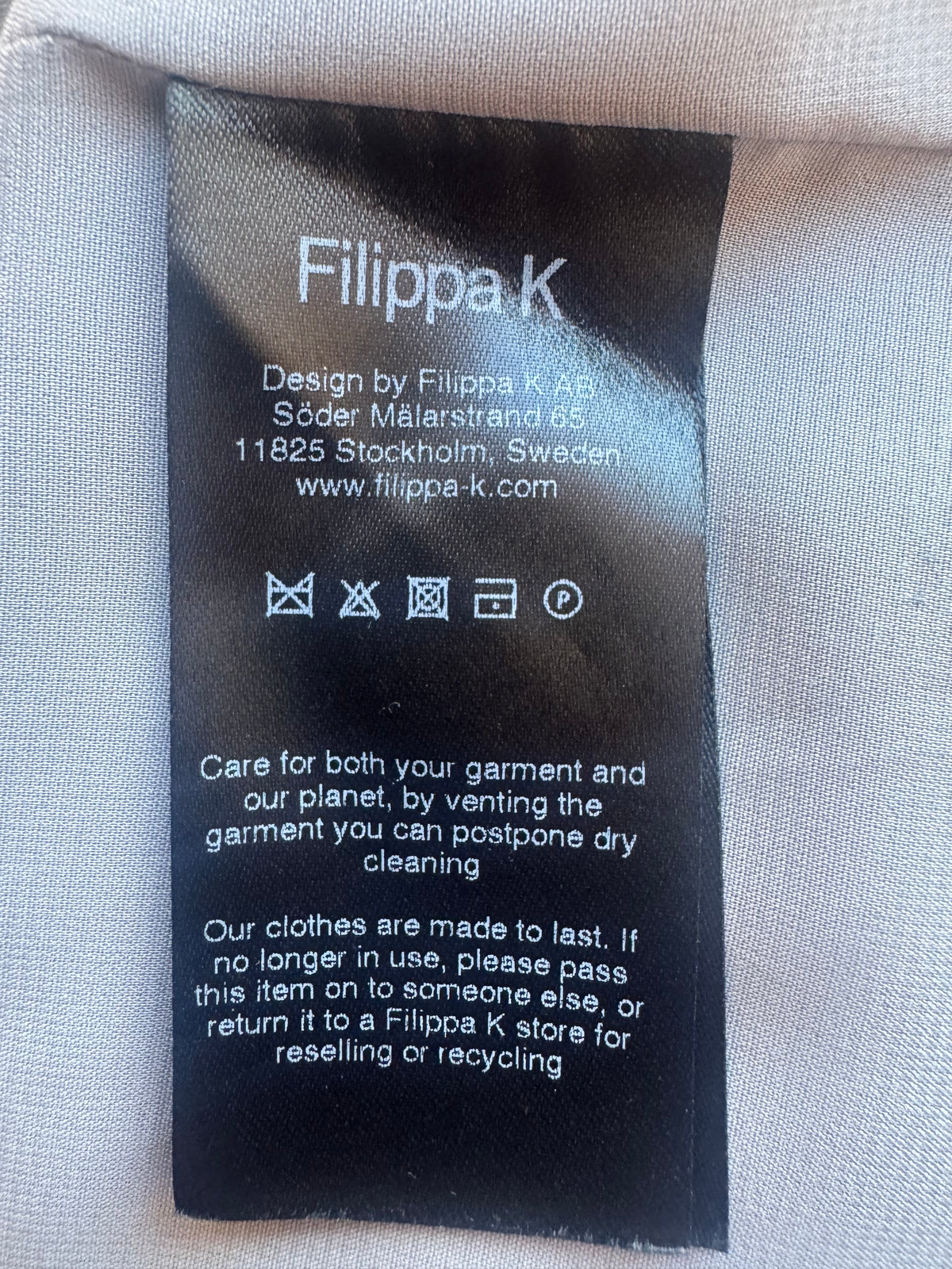 Filippa K ljusgrå kavaj stl. XL