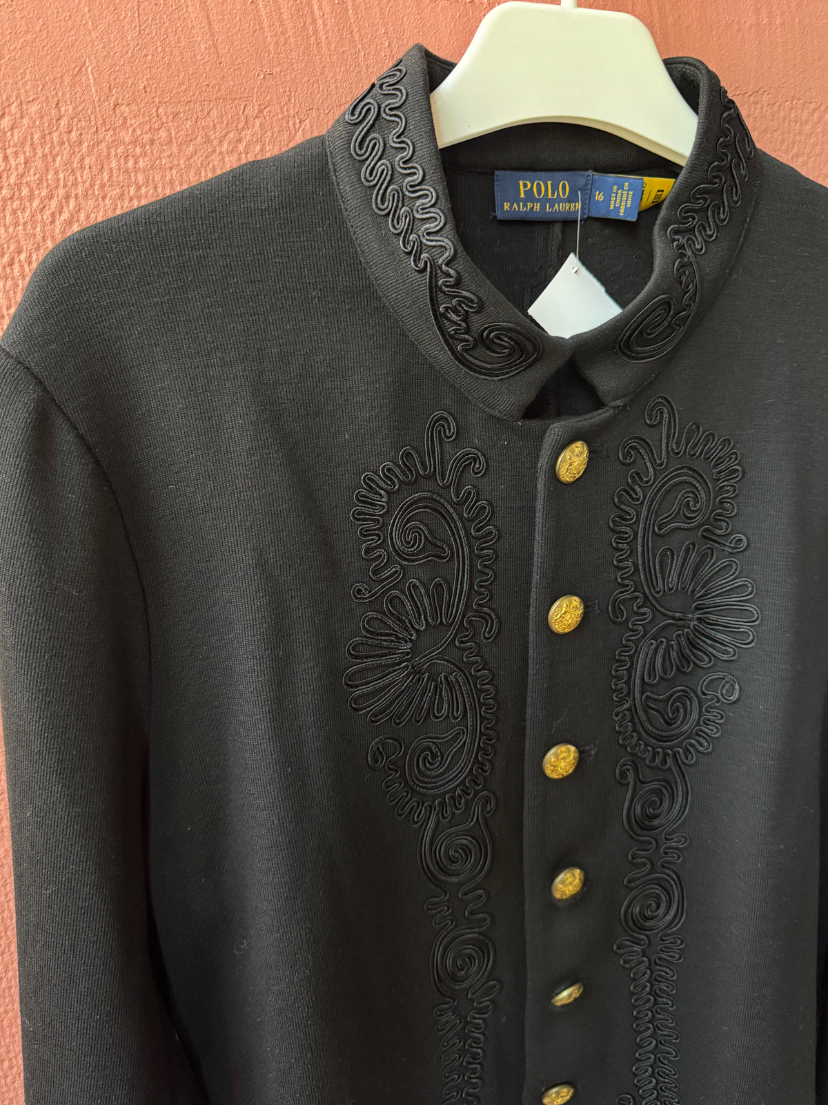 Ralph Lauren broderad kavaj stl. XL