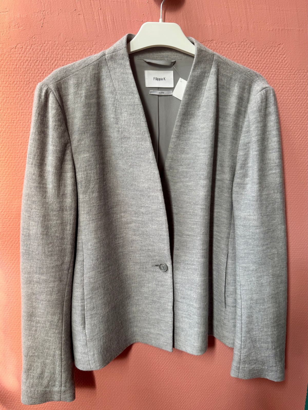 Filippa K ljusgrå kavaj stl. XL