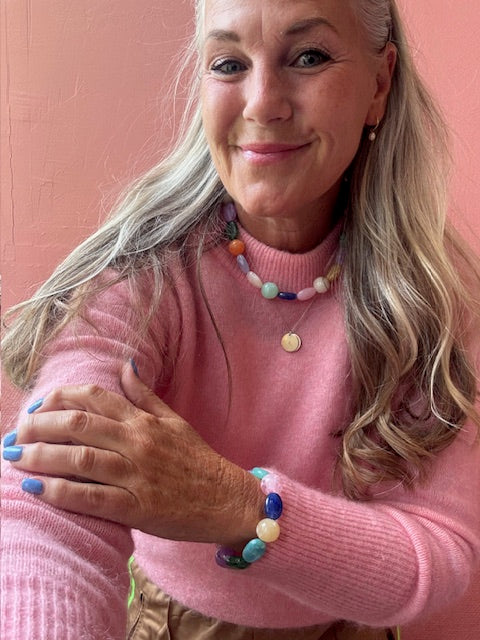 Set pärlor halsband + armband - NYHET